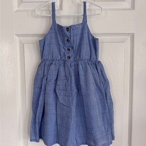 Cat & Jack Blue Button-Front Sundress